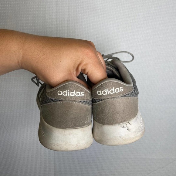Adidas | Cloudfoam Heather Grey Sneaker 9‎ - Picture 4 of 8